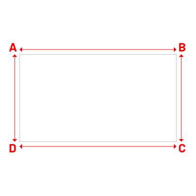 Bâche Rectangle en Protect 670 : La référence en matière de protection étanche Blanc RAL 9016 - 3.60x2.00m