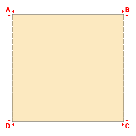 Bâche Rectangle en Protect 670 : La référence en matière de protection étanche Beige ral 1015 - 6.27x6.02m