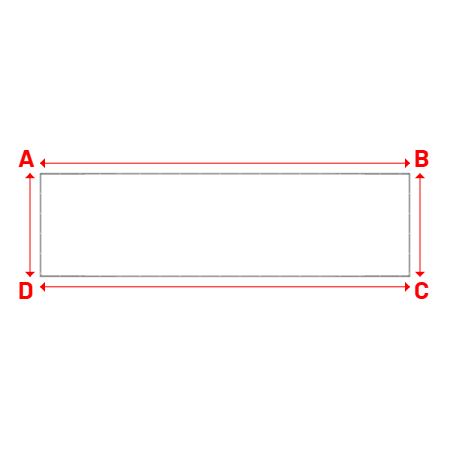Bâche Rectangle en Protect 670 : La référence en matière de protection étanche Blanc RAL 9016 - 12.50x3.50m