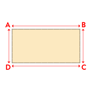 Bâche Rectangle en Protect 670 : La référence en matière de protection étanche Beige ral 1015 - 5.20x2.60m