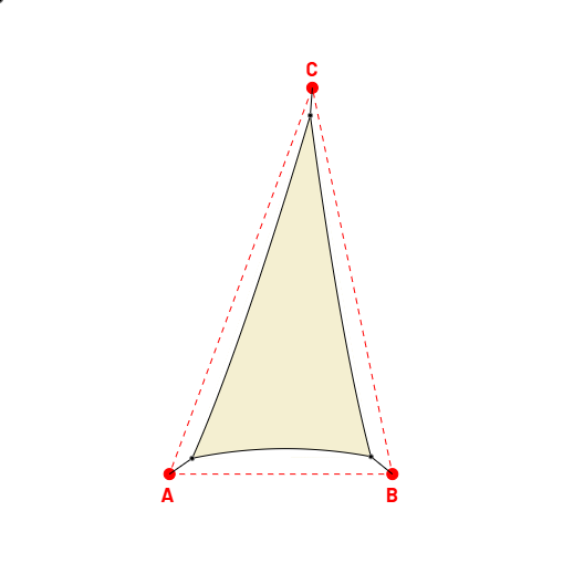 Voile d'ombrage triangle en AustralMesh - Toile d'ombrage ajourée Naturel (759 AustralMesh) - 3,23x6,26x6,55m