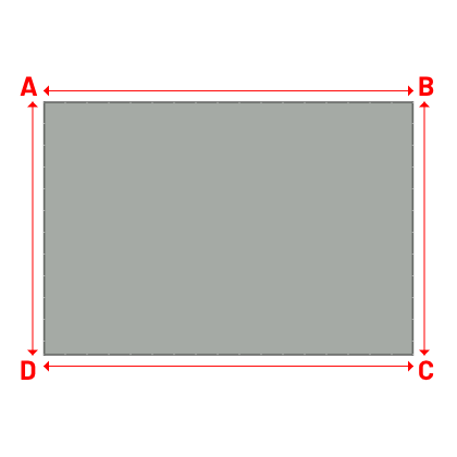 Bâche Rectangle en Protect 670 : La référence en matière de protection étanche Gris clair RAL 7038 - 10.50x7.20m