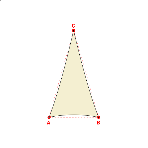 Voile d'ombrage triangle en AustralMesh - Toile d'ombrage ajourée Naturel (759 AustralMesh) - 3,40x6,21x6,20m