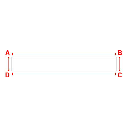 Bâche Rectangle en Protect 670 : La référence en matière de protection étanche Blanc RAL 9016 - 10.00x1.35m