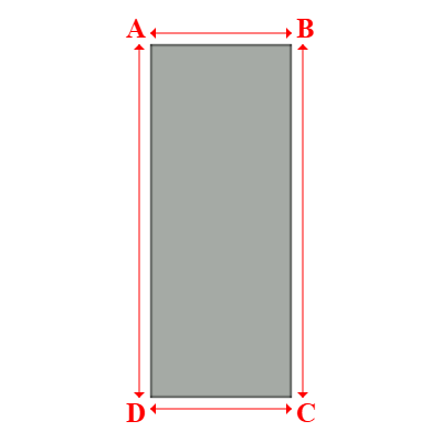 Bâche Rectangle en Protect 670 : La référence en matière de protection étanche Gris clair RAL 7038 - 3.00x7.50m