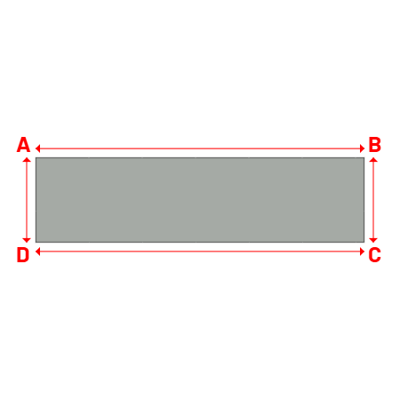 Bâche Rectangle en Protect 670 : La référence en matière de protection étanche Gris clair RAL 7038 - 17.00x4.40m