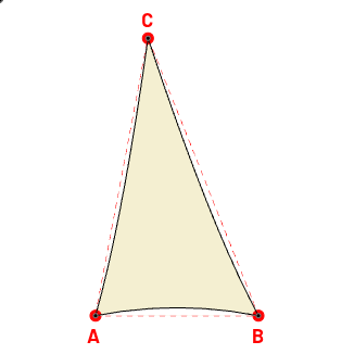Voile d'ombrage triangle en AustralMesh - Toile d'ombrage ajourée Naturel (759 AustralMesh) - 3,00x5,49x5,20m