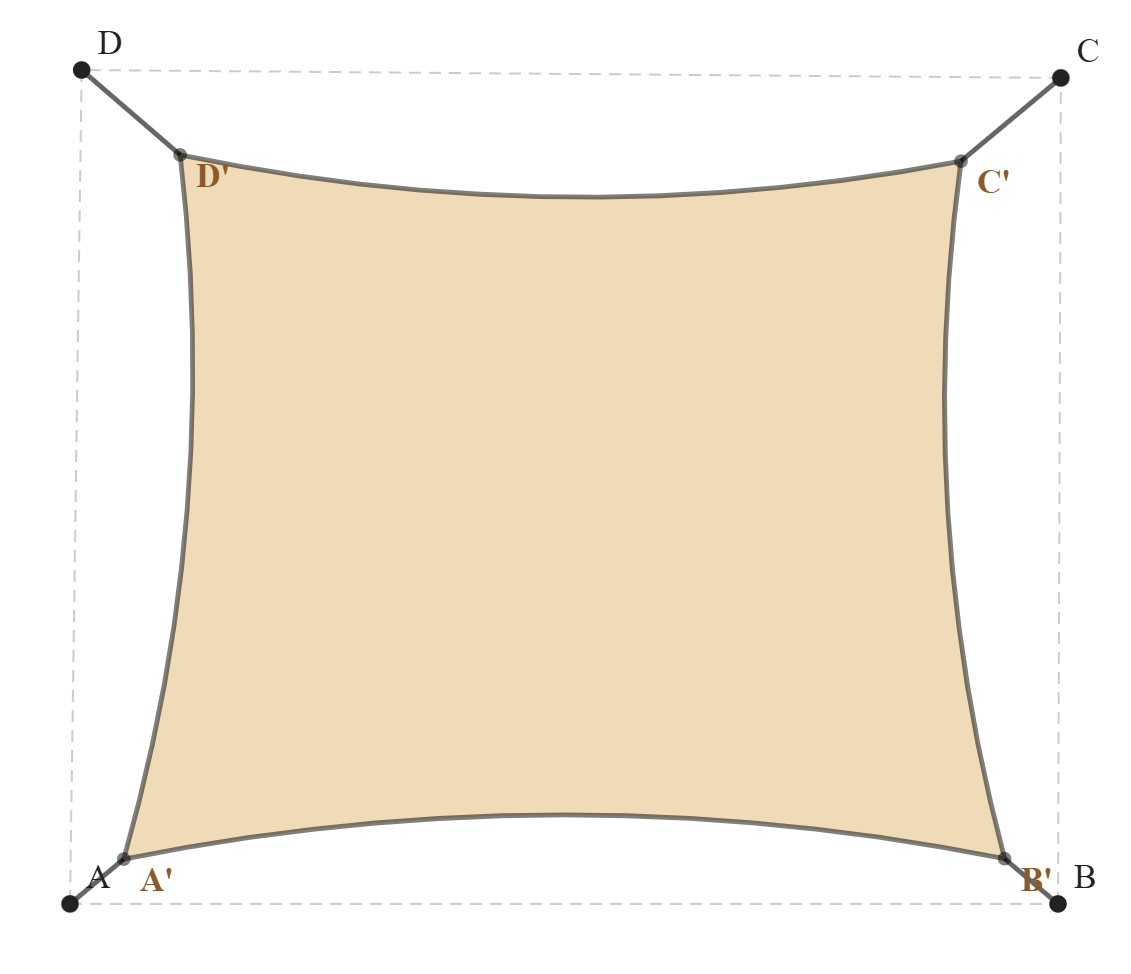 Voile d'ombrage - Voile d'ombrage Trapèze SmartSail - Blanc Cassé 96-1103