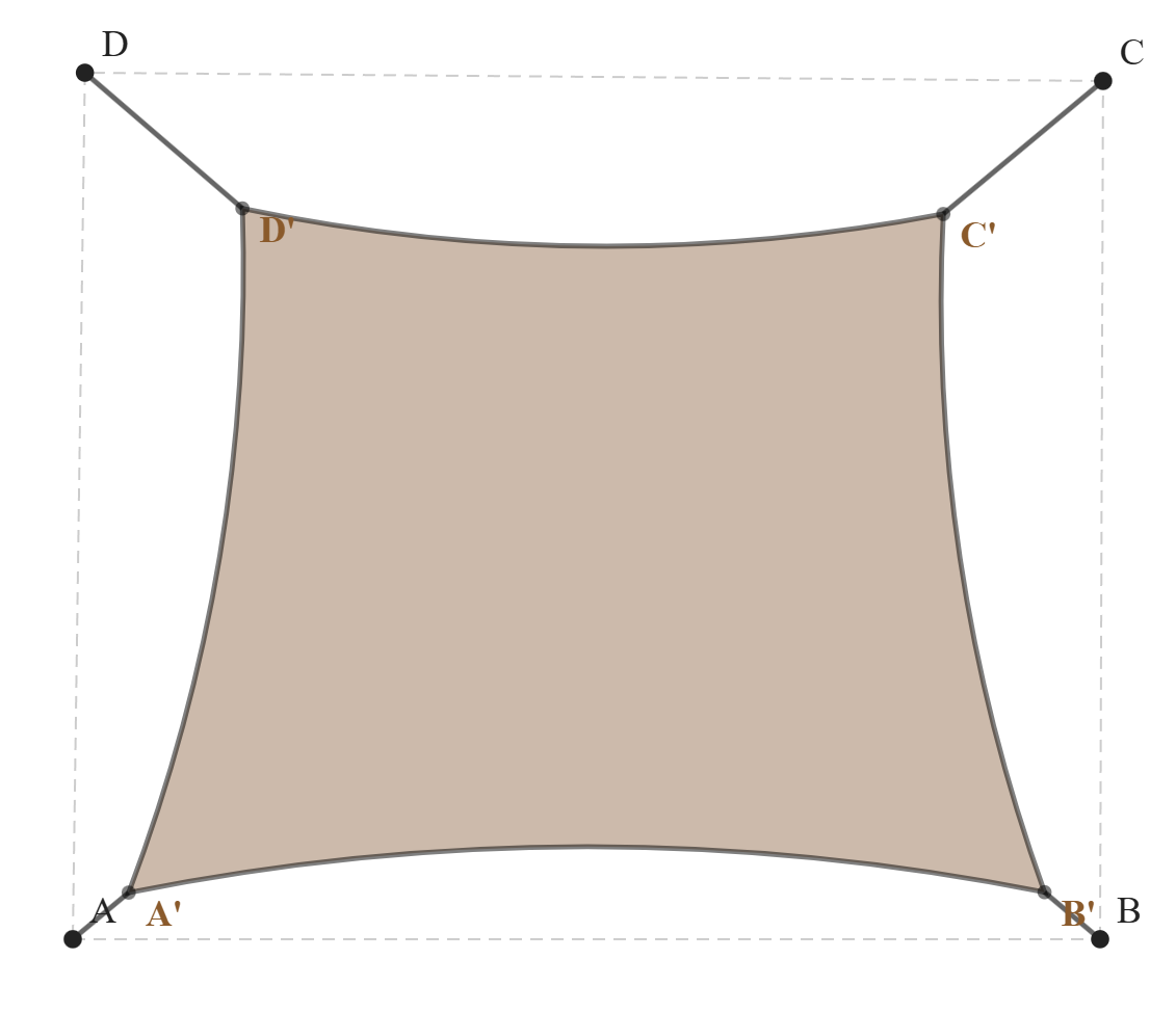 Voile d'ombrage - Voile d'ombrage Trapèze SmartSail - Beige Sablé 96-2135