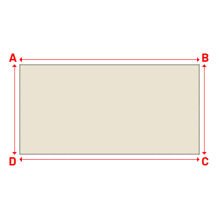 Bâche Rectangle en Protect 670 : La référence en matière de protection étanche Blanc perlé RAL 1013 - 11.00x5.50m