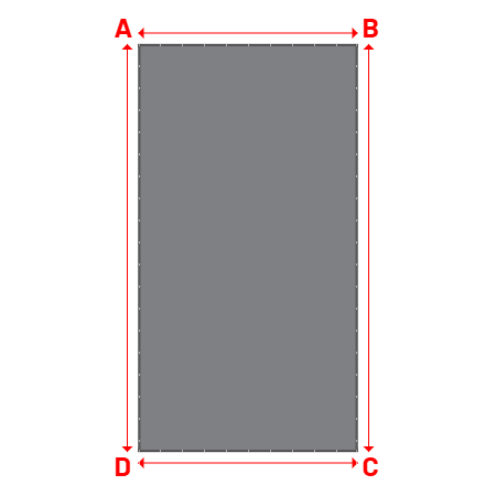 Bâche Rectangle en CoverEco 640 : une bâche simple & efficace Ecolac 640 - 7196 (RAL 7037) - 4.96x9.22m