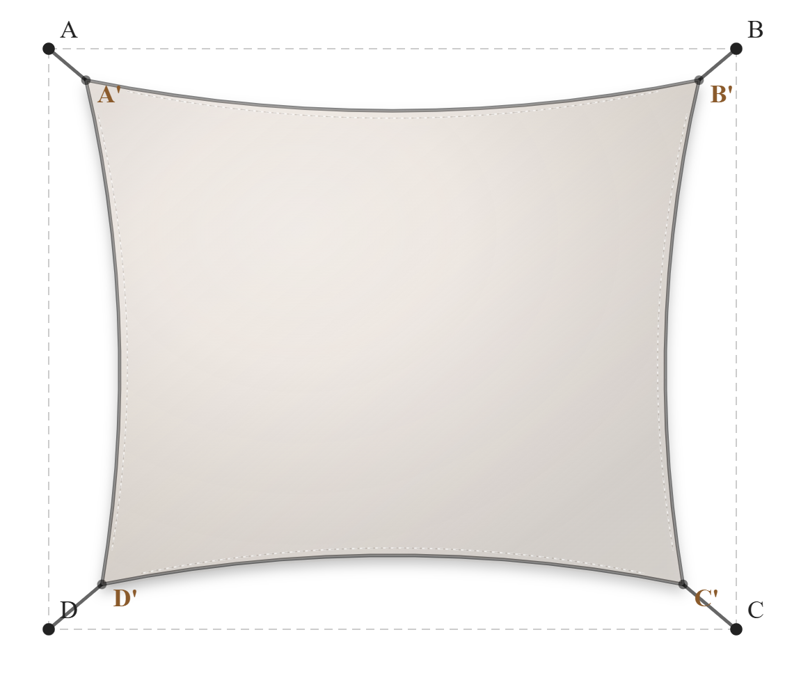 Voile d'ombrage - Voile d'ombrage Rectangle - Karité 96-50843